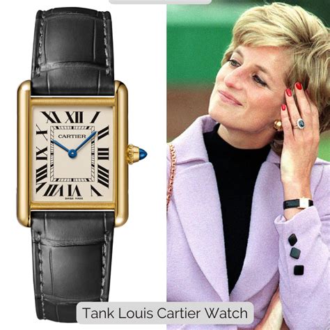 lady diana cartier tank|cartier tank watch.